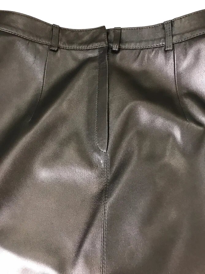 Необычный перешив кожаной куртки в юбку. Как из старой куртки сшить модную кожаную юбку с запахом
