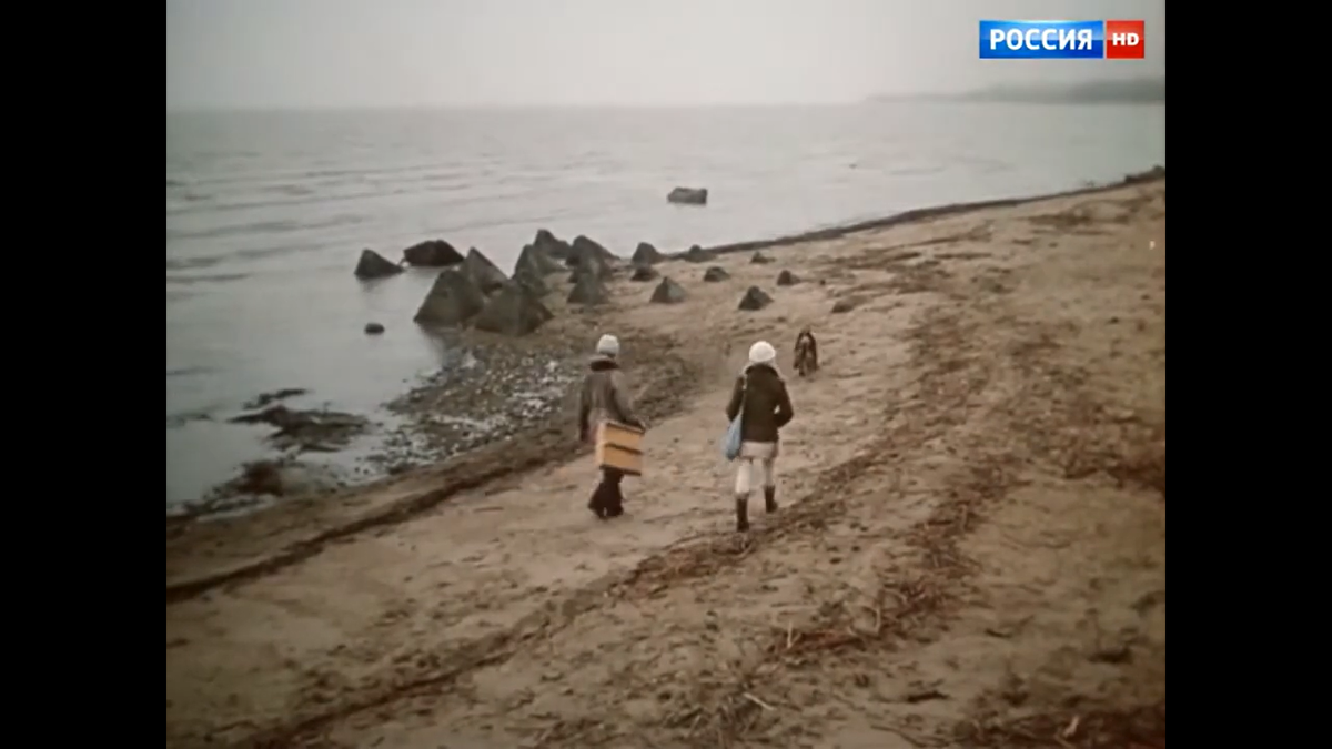 На заливе. Кадр из фильма "Дети как дети", источник https://www.youtube.com/watch?v=Y5ZNO9_0MFA&t=3s