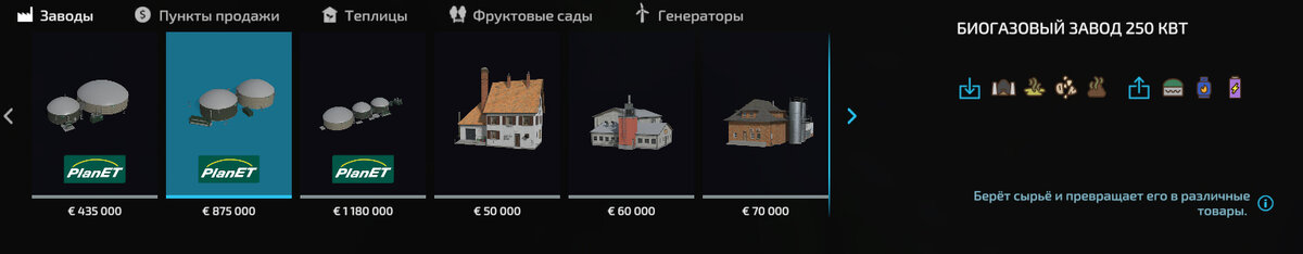 Биогазовый завод 250 КВТ
