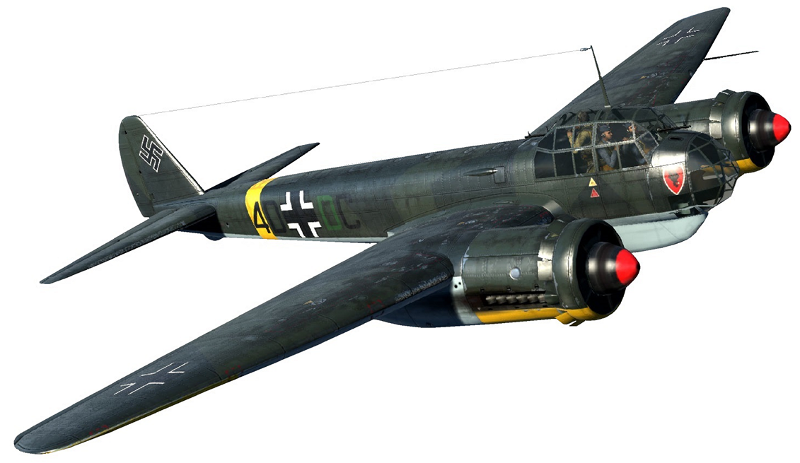 ТТХ Junkers Ju.88А-4 (с 1941 г): Масса взлетная: 14.000 кг. Двигатели: 2 Jumo 211J-1 по 1.350 л.с. Максимальная скорость: 467 км/ч. Дальность: в зависимости от бомбовой нагрузки от 1.780 до 2.710 км. Вооружение: 6х7,92-мм пулеметов. Бомбы 1.500 кг (стандарт; в перегруз – до 2.000 кг). Экипаж 4 человека.