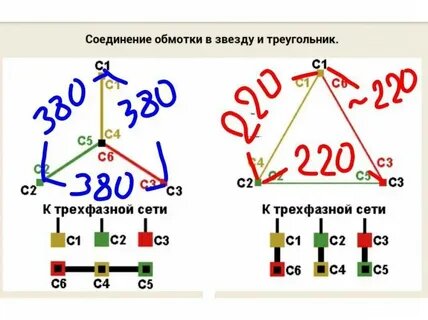 Несколько схем соединений и подключения генераторов.