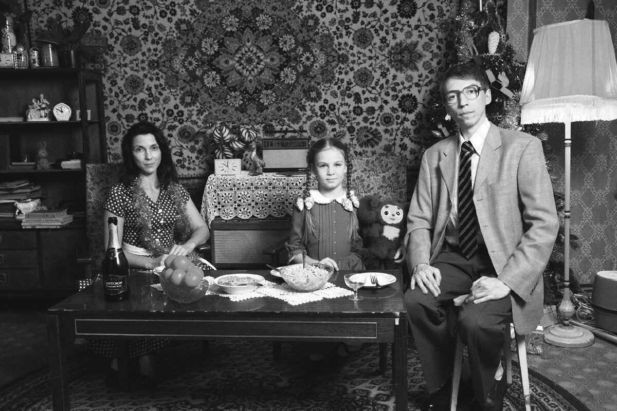 Обычная советская семья. Фото моё 