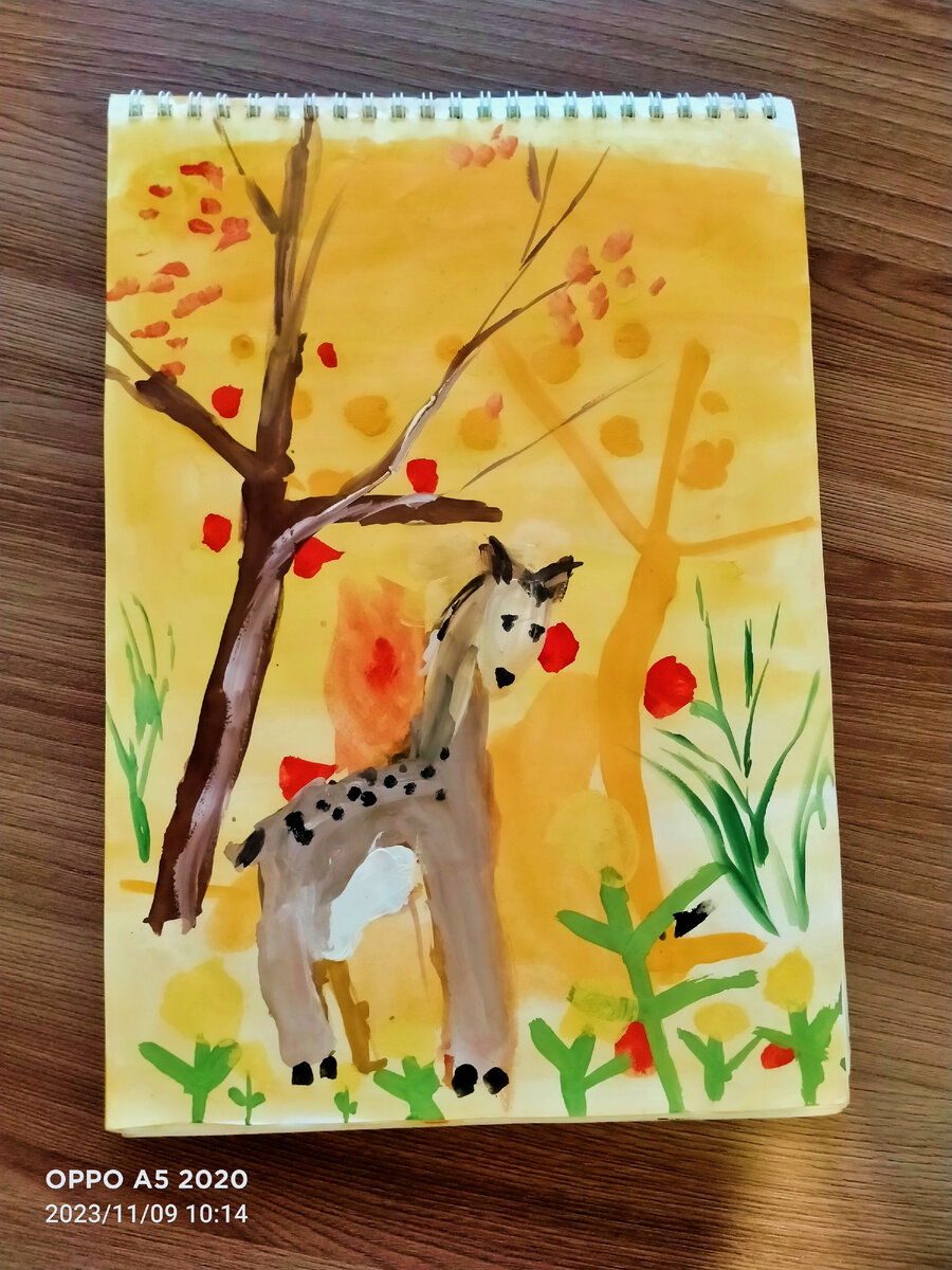 Последний рисунок из кружка по рисованию 