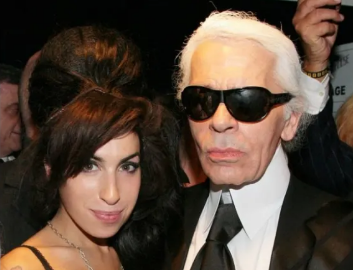 Эми Уайнхаус и Карл Лагерфельд