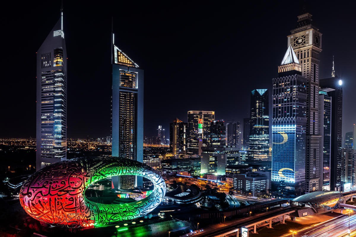 Арабские эмираты будущие. Дубай 2023. Музей будущего в Дубае. Башня oko Дубай. Опус Тауэр Дубай.