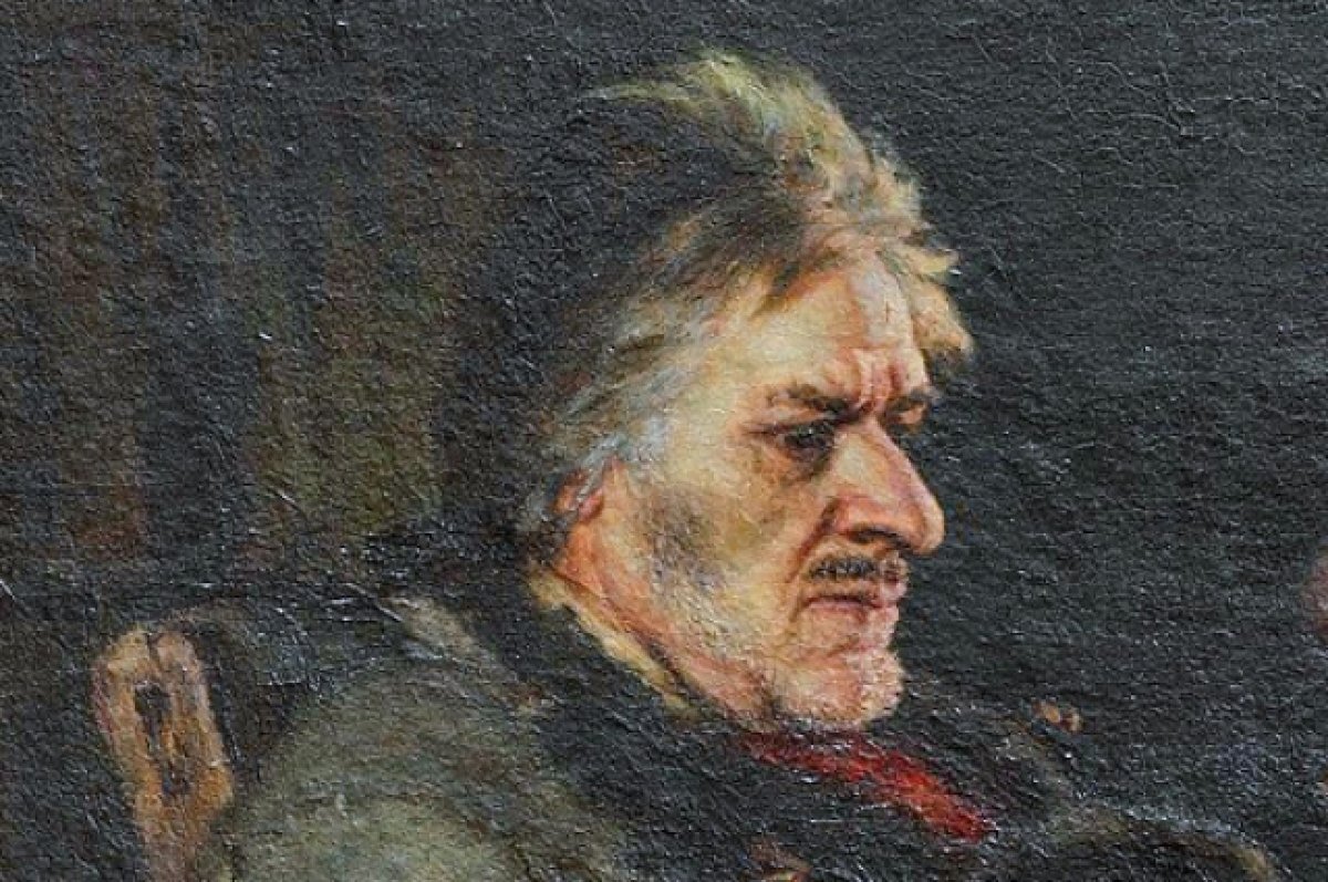    Фрагмент картины «Меншиков в Берёзове», 1883 год. В. И. Суриков.