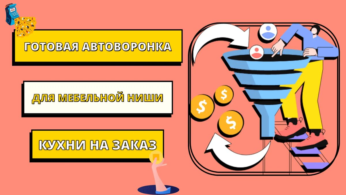 Готовая автоворонка на 2024 год для мебельной ниши: кухни на заказ. ВСЁ  ВКЛЮЧЕНО! | 📢 Маркетинг от Дэнчика | Дзен