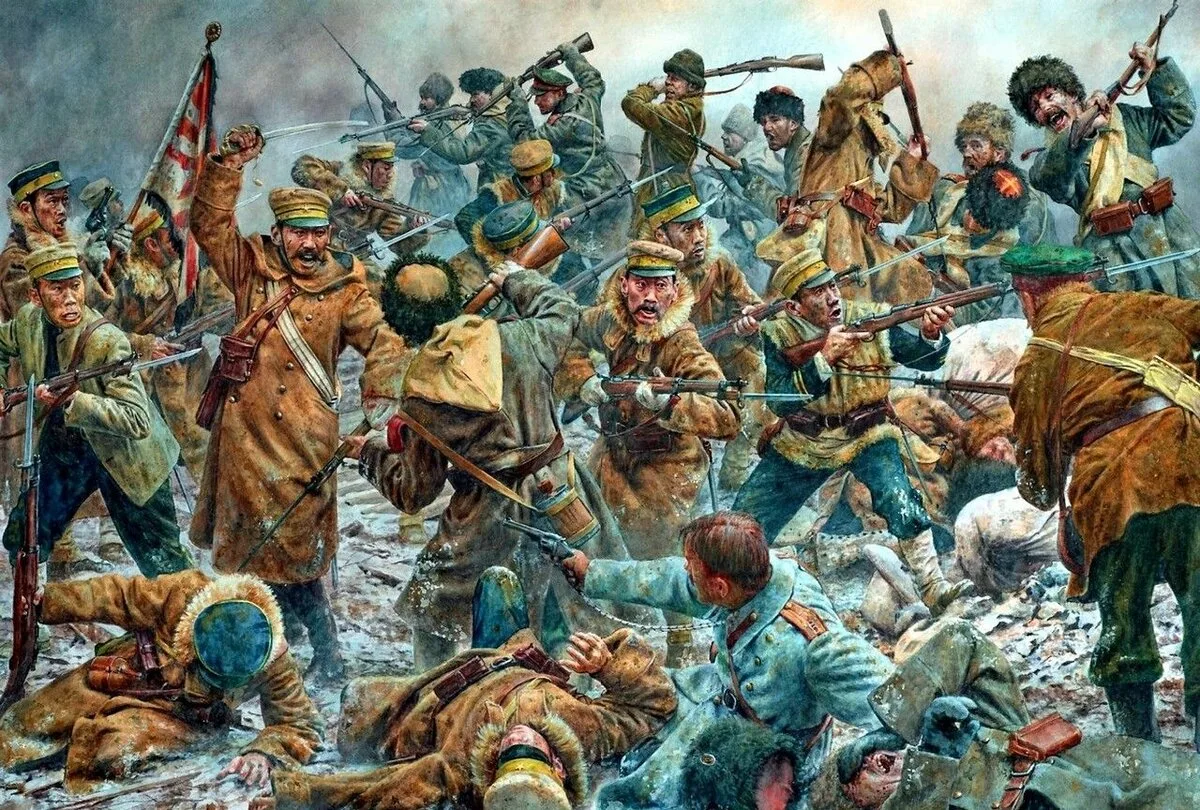 Нападение русских. Мукденское сражение 1905 года. Осада порт Артура.