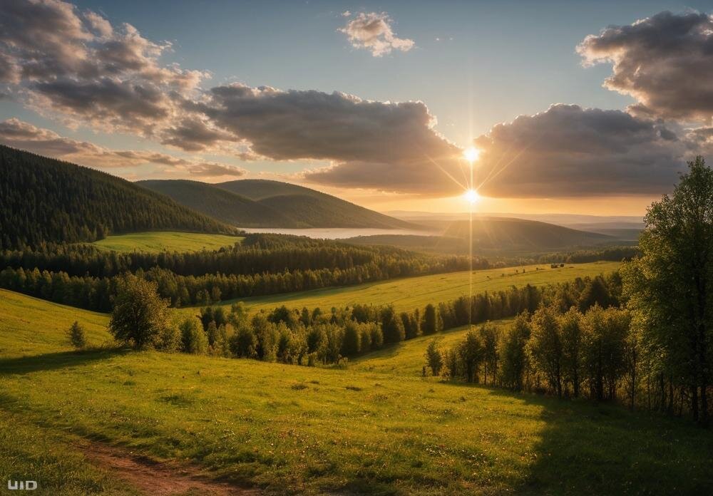 Пейзаж северной природы