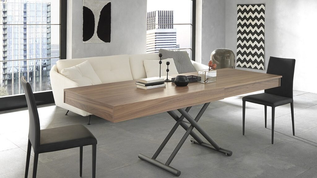 стол-трансформер обеденный для маленькой кухни. стол-трансформер в2252 (n5-1) белый стеклянный. маленький обеденный стол трансформер.