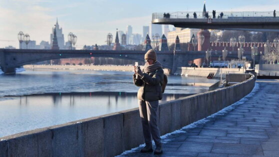 Снег в москве