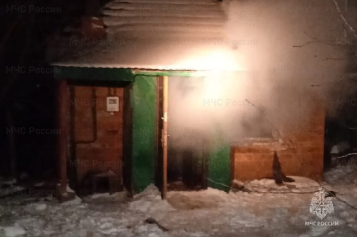    На пожаре в брянском поселке Погар погибли мужчина и женщина