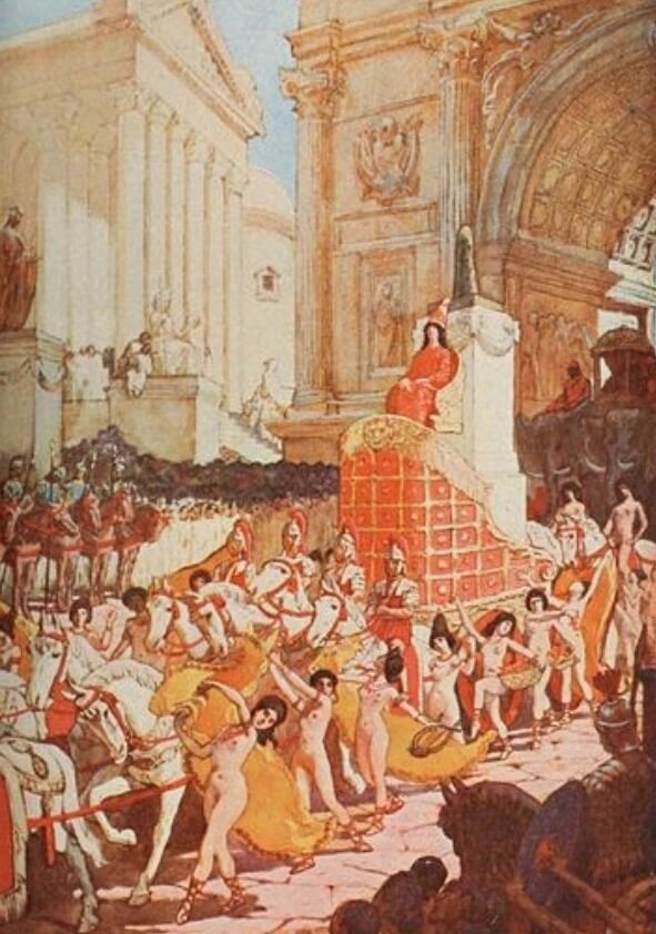 По улицам возили "конус" как будто напоказ