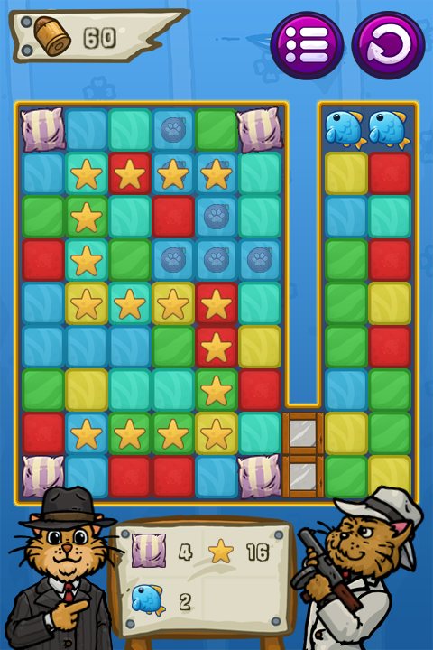 Скриншот из моей игры "Blocats"