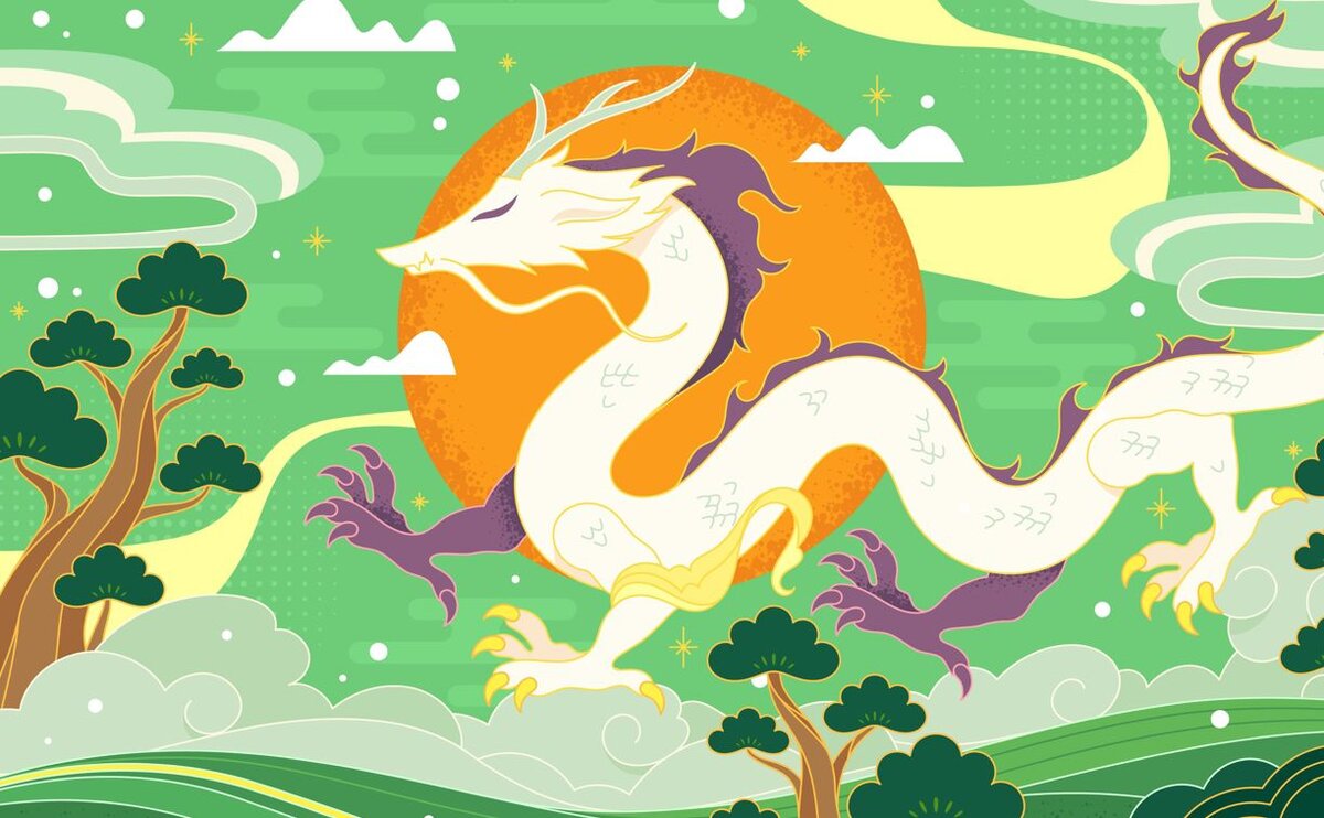 Китайский гороскоп сформирован на основе лунного цикла, который составляет 12 лет. Символ 2024 года, Дракон, в нем идет по счету пятым, перед Змеей и после Кролика.