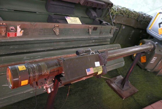    ПЗРК FIM-92 Stinger, представленный на выставке трофеев спецоперации на Украине