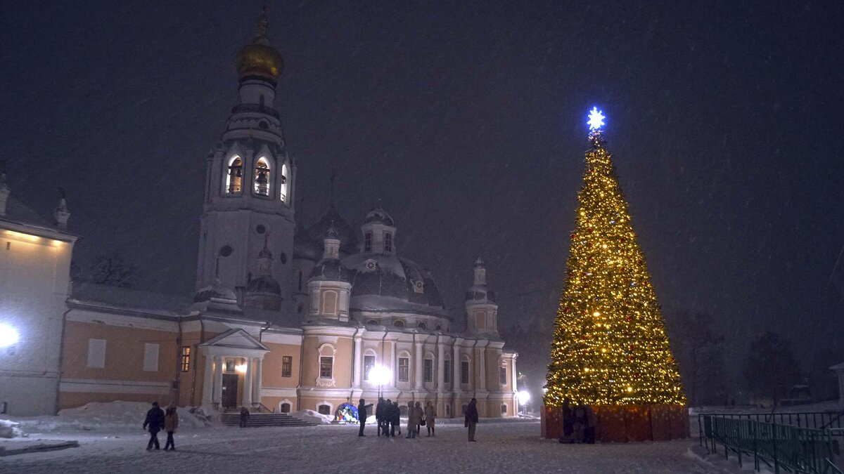 Ёлка на Кремлёвской площади.