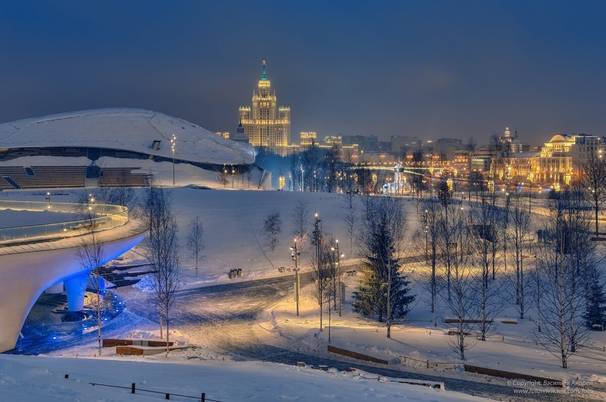 Москва зимой куда