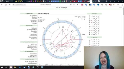 Астрология На пальцах. Как читать натальную карту (Первый бесплатный урок)