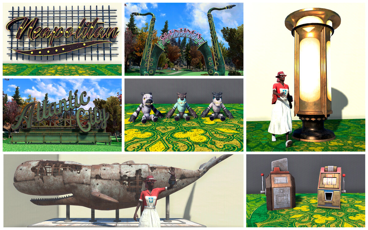 Все схемы из Атлантик-сити Fallout ☢ 76