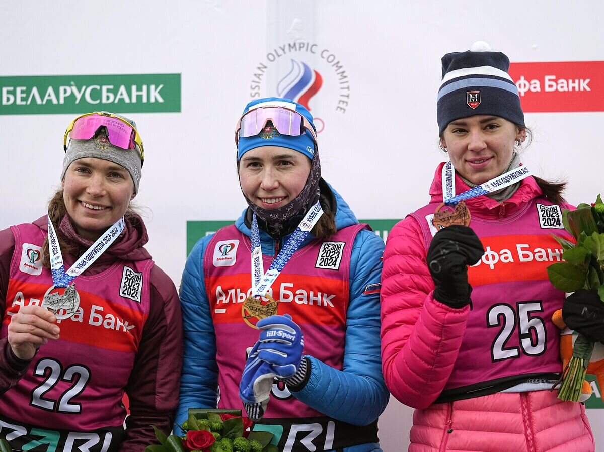    Слева направо: Тамара Дербушева, Валерия Каюмова и Анастасия Гореева© РИА Новости / Александр Вильф