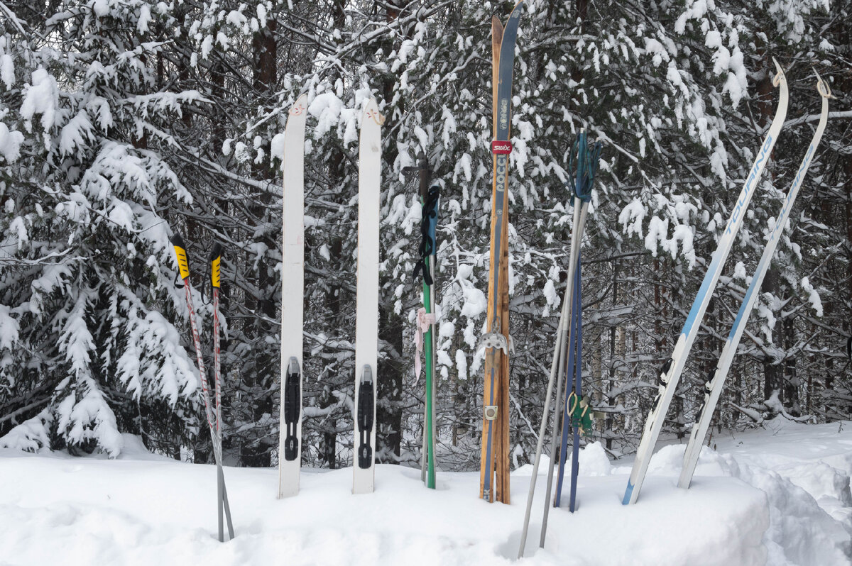 К камням мы добрались только на лыжах