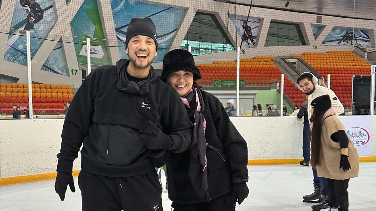    Дастан Оразбеков с супругой:instagram.com/dastanello