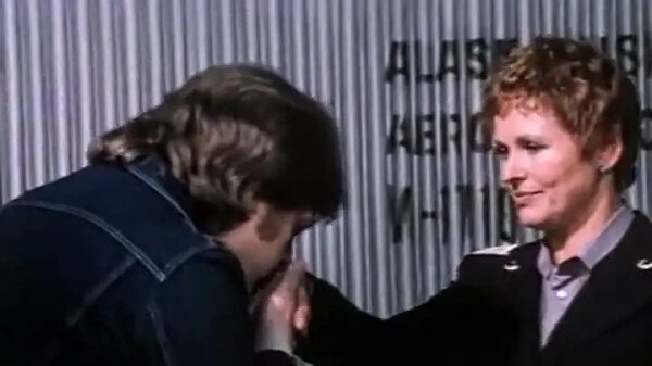 Юрий Антонов с Натальей Фатеевой на съёмках фильма «Прежде, чем расстаться», 1984
