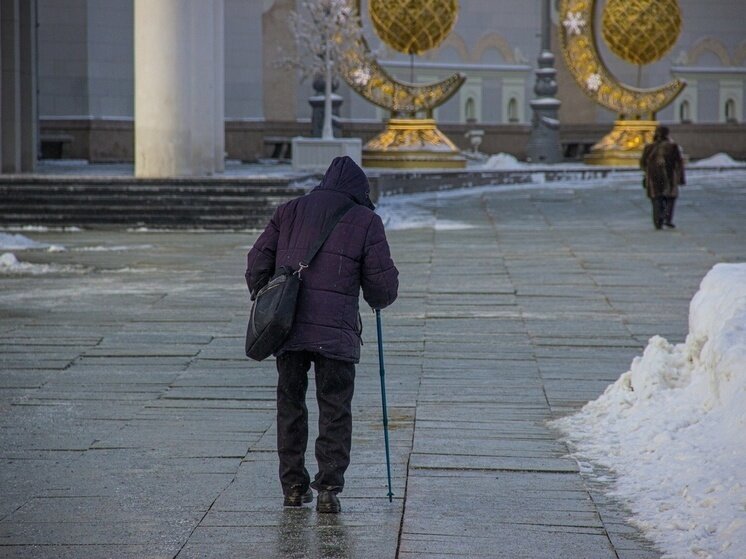 Человек в зимнее время