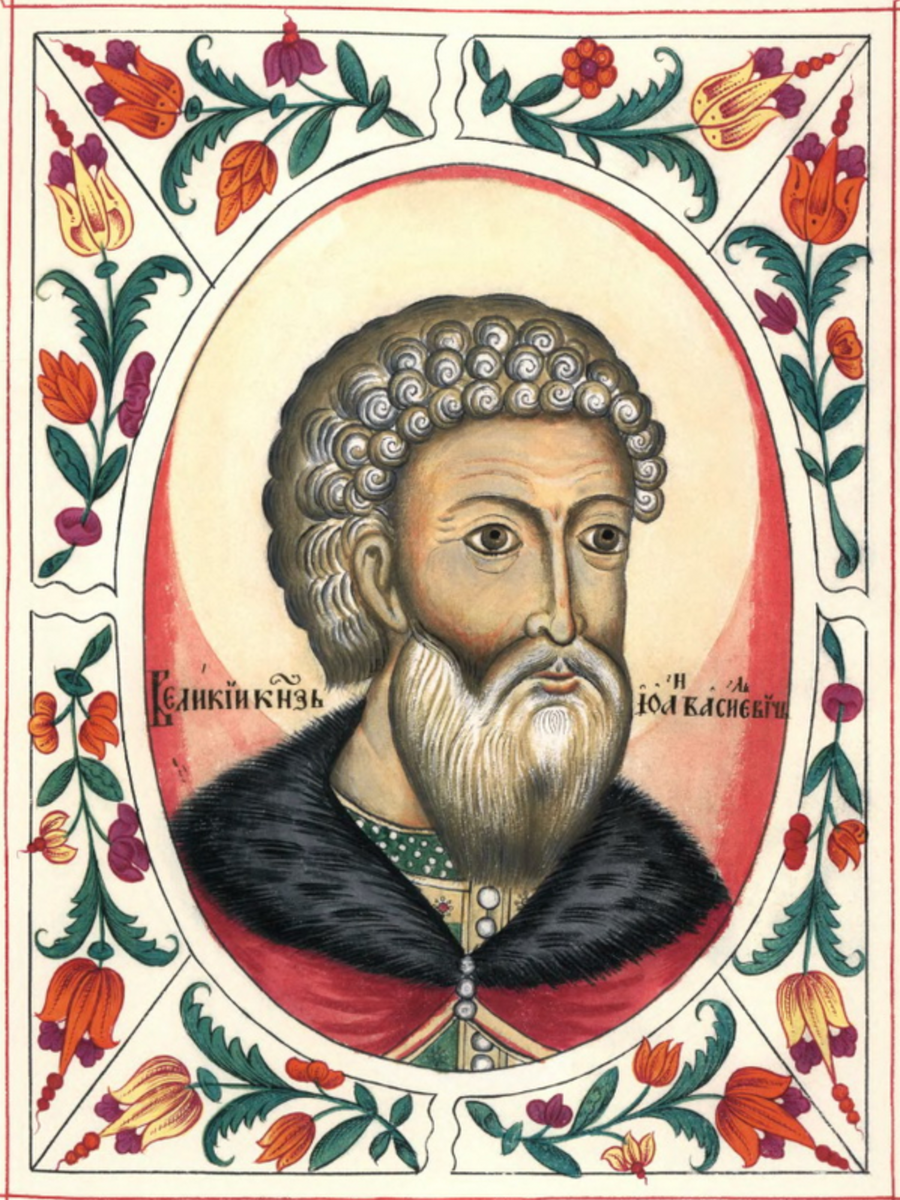 "Государь всея Руси" Иван III. Портрет из «Царского титулярника»,1672 год.