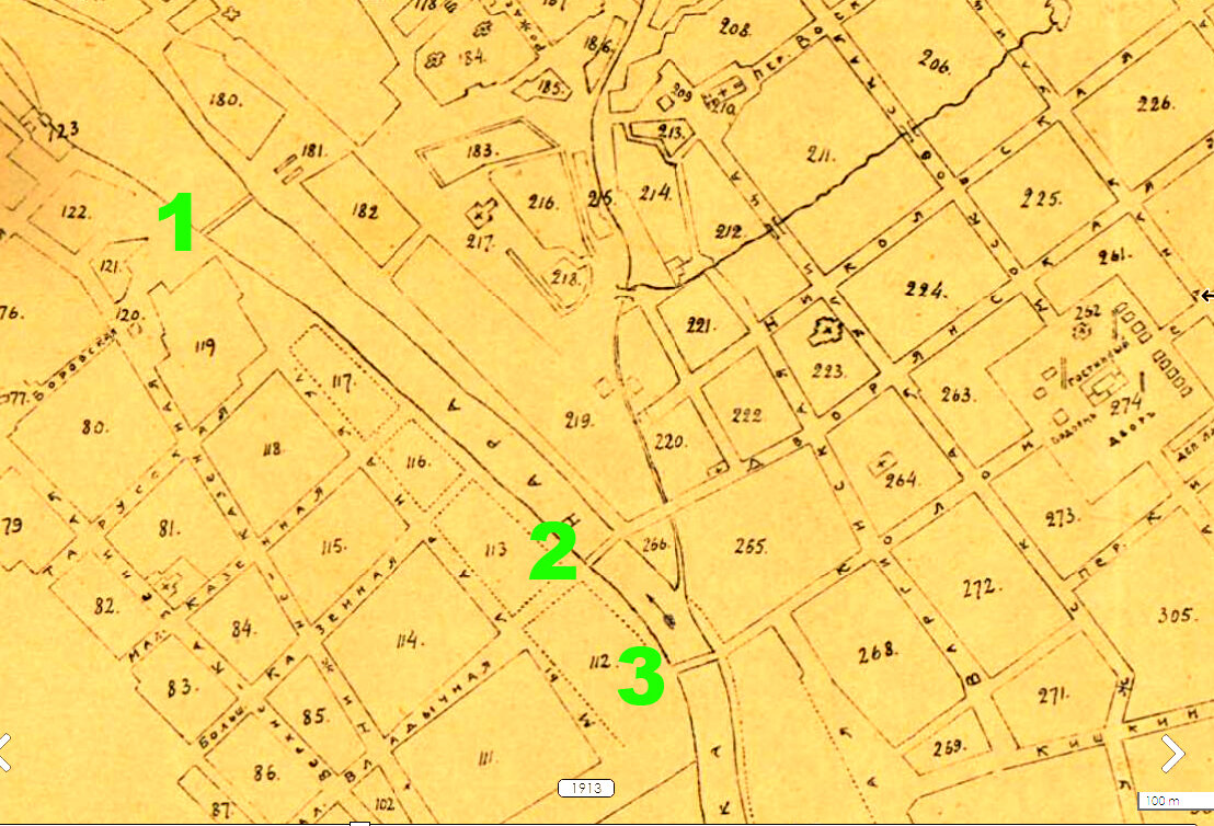 Карта содержит забавную ошибку - стрелкой на ней неправильно указано течение Нары, в действительности оно противоположное. 