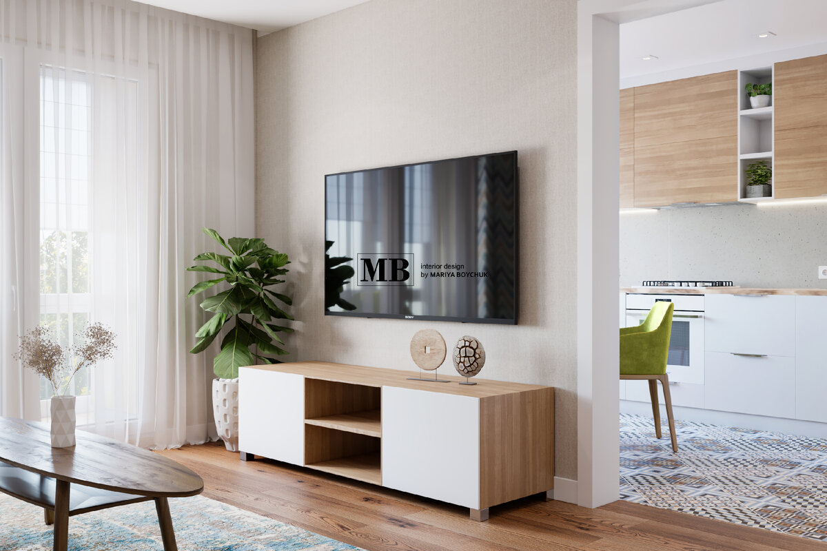 дизайн квартиры в скандинавском стиле, автор проекта: дизайнер Мария Бойчук 