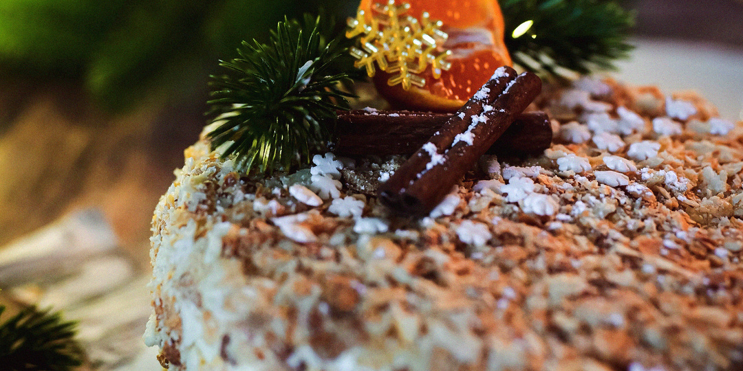 Новогодний торт "Наполеон": подробный рецепт с фото