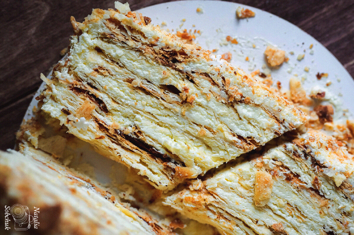 Торт наполеон — классический пошаговый рецепт с фото