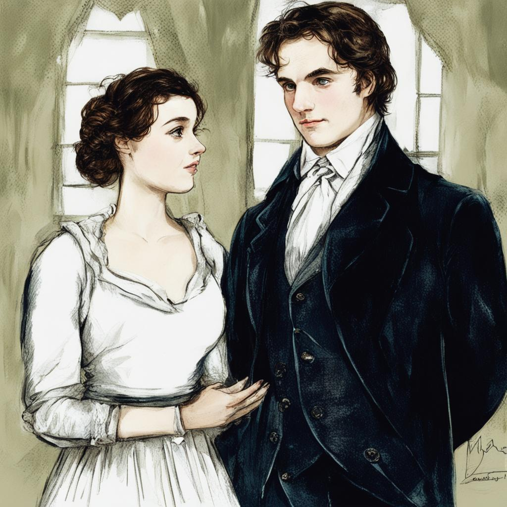 Дарси и Элизабет глазами нейросети