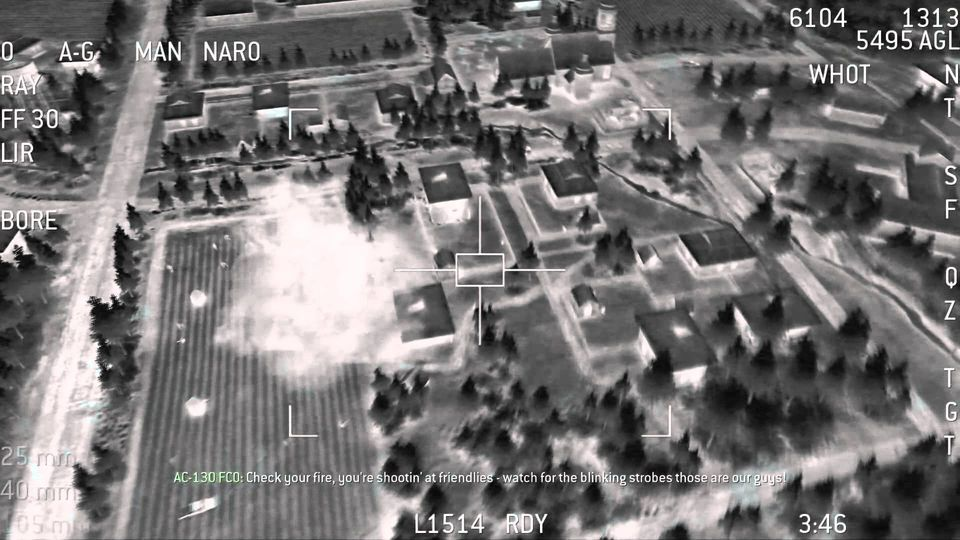 Скриншот из той самой миссии в Call of Duty 4: Modern Warfare
