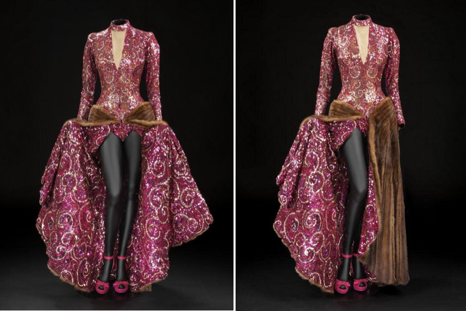 "Норковое платье", 1944, из коллекции музея Виктории и Альберта