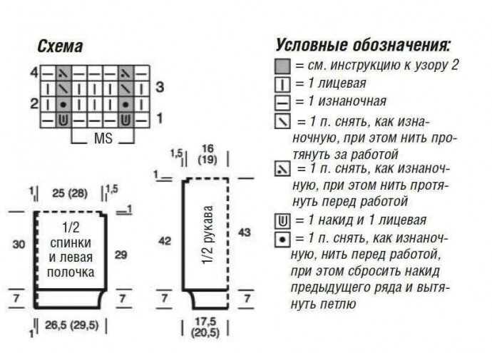 Вязан модели с описаниями