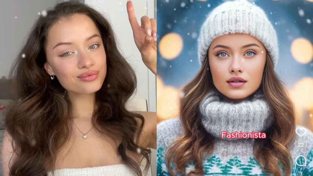 пример фотосессии от нейросети MOMO.ai