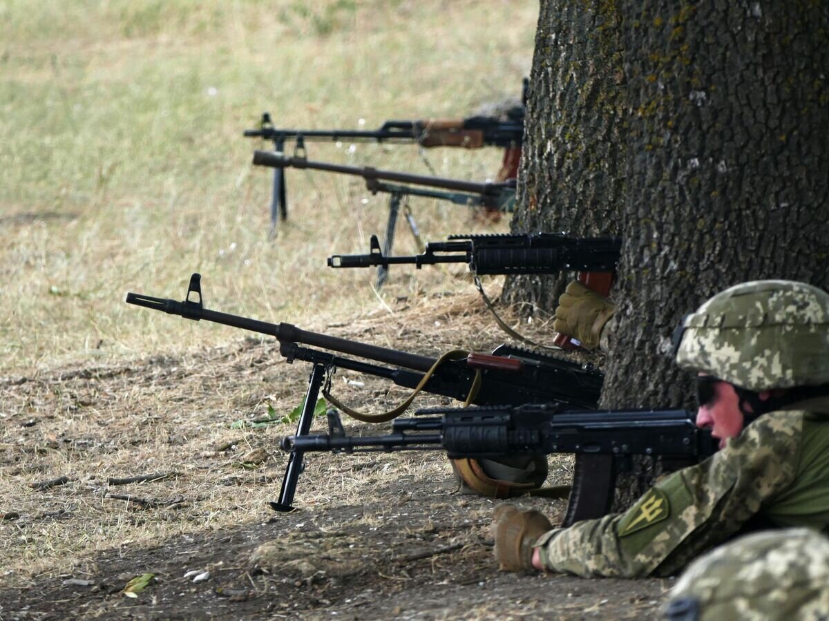    Украинские военнослужащие на полигоне во время международных учений Sea Breeze - 2019 © РИА Новости / Игорь Маслов
