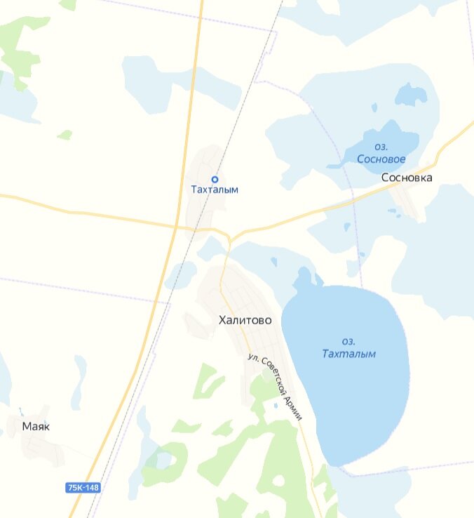 Скрин с Яндекс-карт