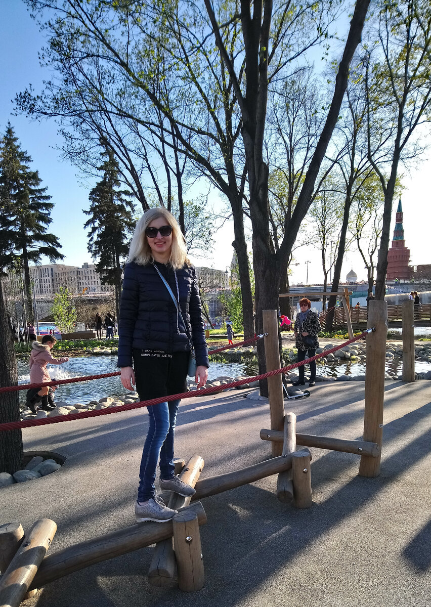 Автор в Зарядье. 2019 г