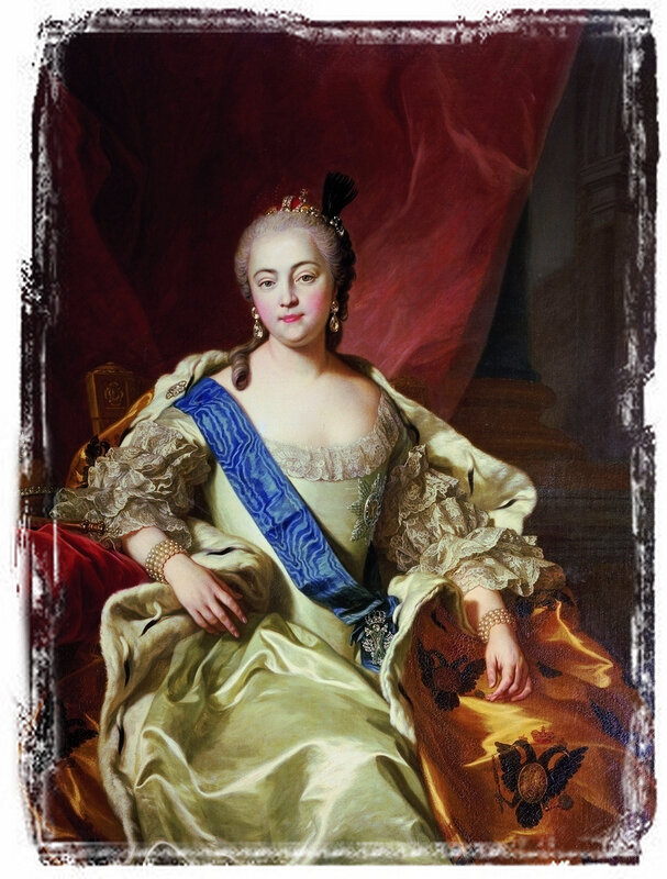 Парадный портрет Елизаветы Петровны кисти Шарля ван Лоо. wikipedia.org