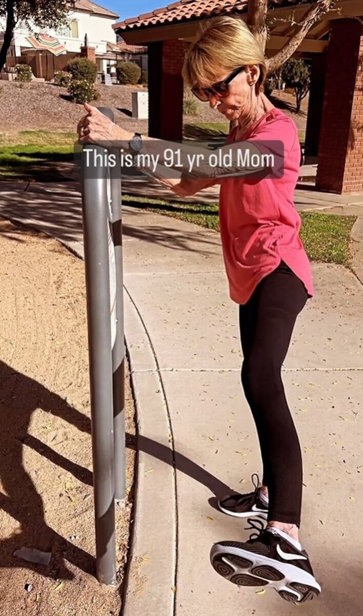 Эдна Джордано, 91 год, живет одна и ведет активный образ жизни каждый день.