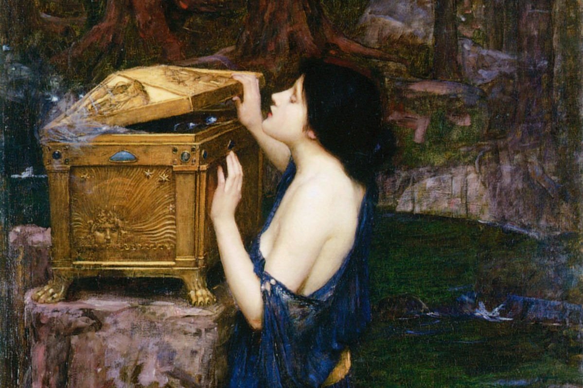 Джон Уотерхаус. "Пандора", 1896