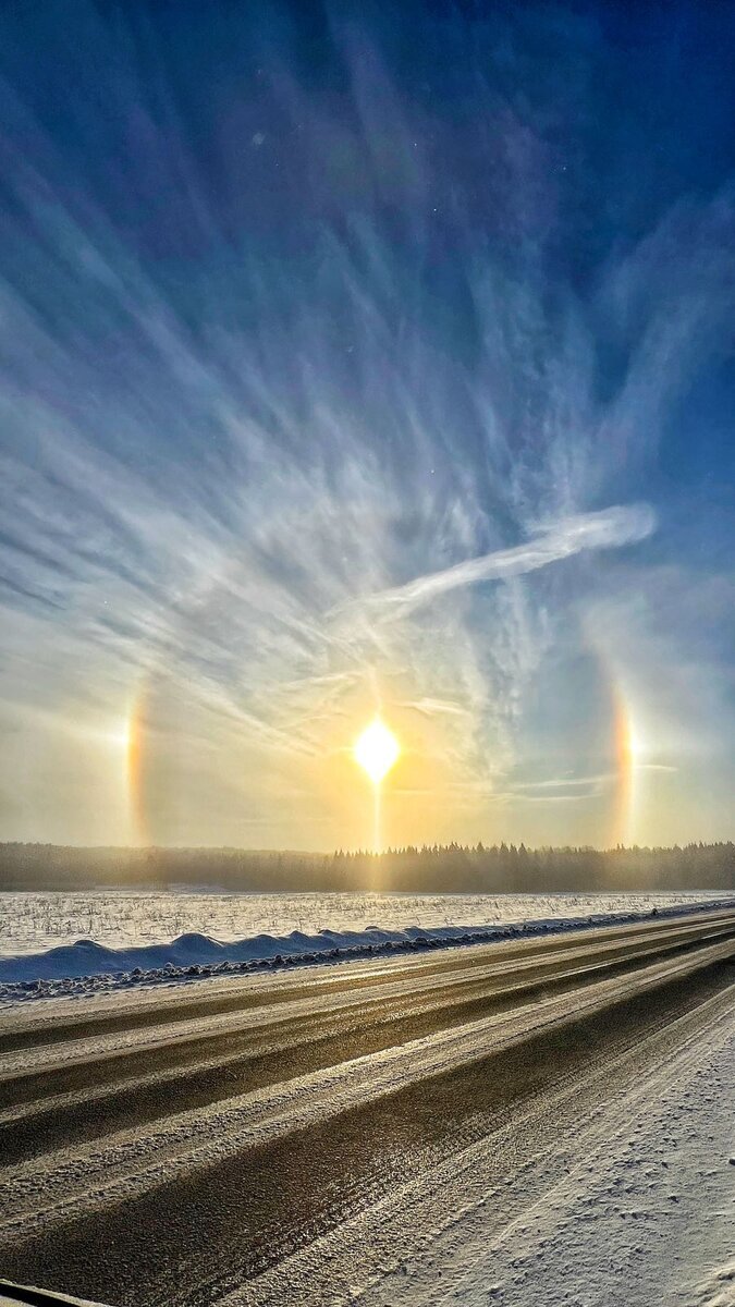 3 января 2024 года, Московская область, около Деулино.