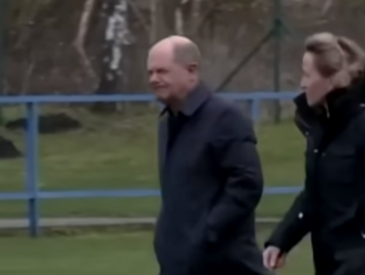    Олаф Шольц в Саксонии-Анхальт© Der Spiegel