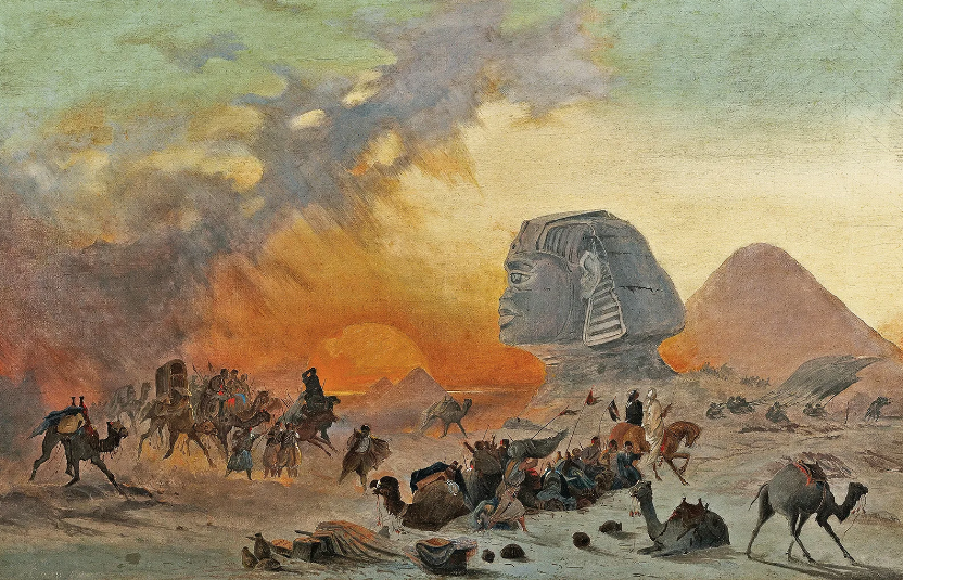 Гибель персидской армии в песчаной буре 