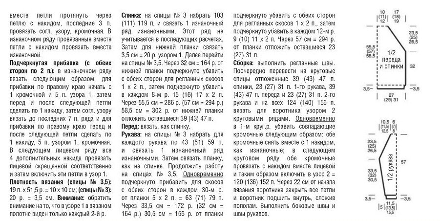 Джемпер описание модели