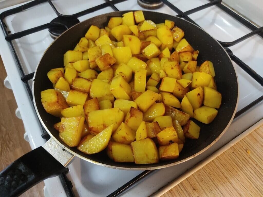 Время жарки картошки